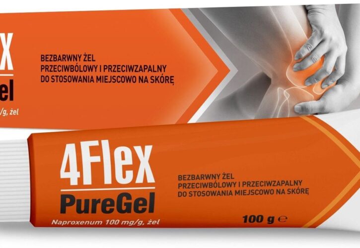 4Flex PureGel 100mg żel na ból i stan zapalny mięśni i stawów 100g