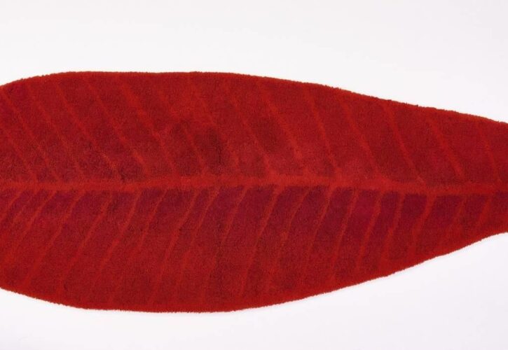 Abyss & Habidecor Dywanik Feuille Red 65X185