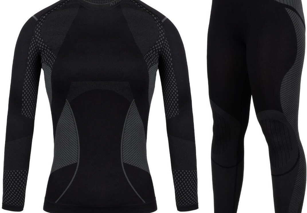 Alpinus Damska Active Base Layer Set Czarny