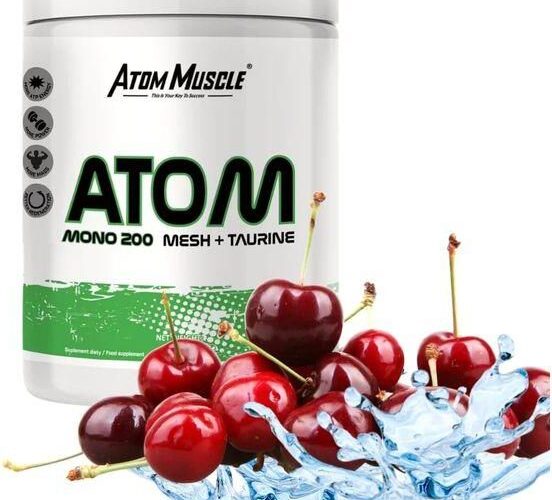 Atom Muscle Monohydrat Kreatyny 200 Mesh +Taurine 420G