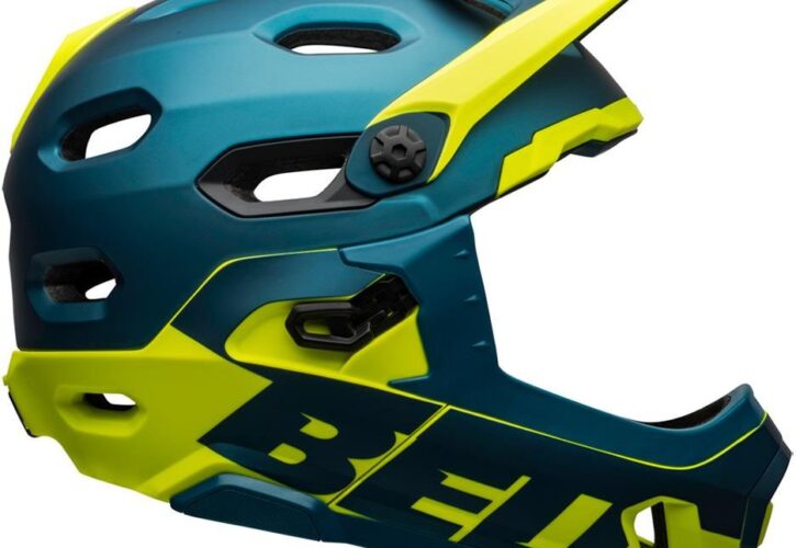 Bell Super Dh Mips Spherical Matte Gloss Blue Hi-Viz