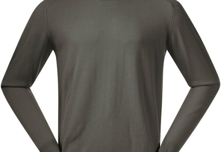 Bergans Solli Wool Sweater Men Oliwkowy