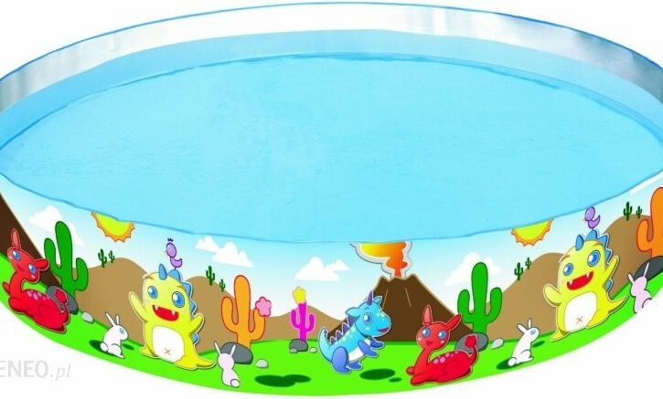 Bestway Basen Rozporowy Dinozaury 244X46Cm 55001