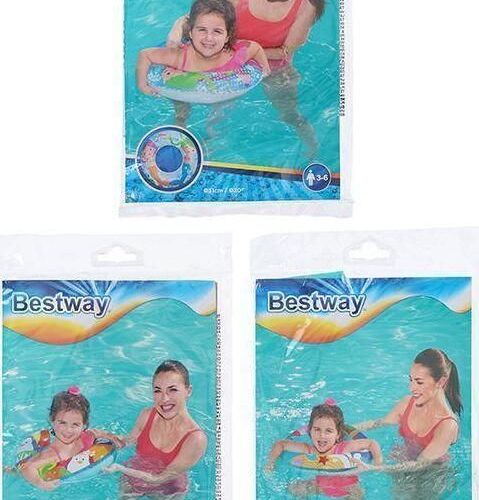 Bestway Koło Do Pływania Dla Dzieci Średnica 51cm Delfinki