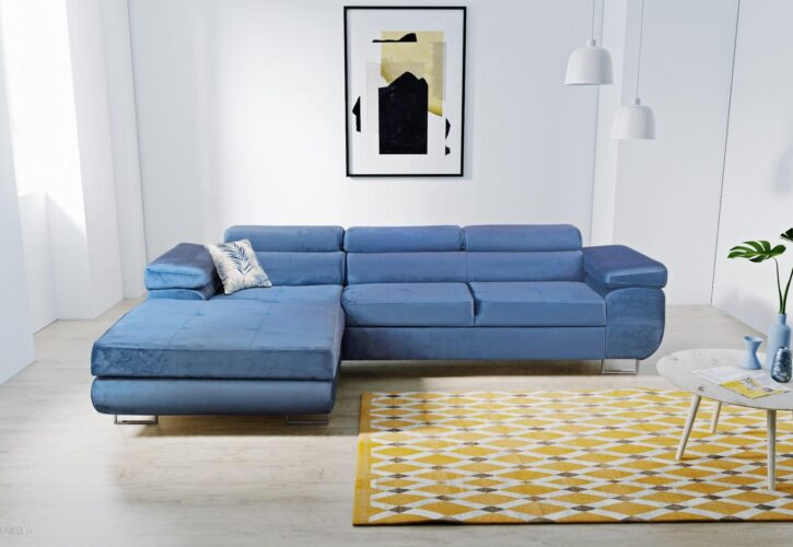 Big Sofa Narożnik Agrigento Rozkładana Z Funkcją Spania I Pojemnikiem
