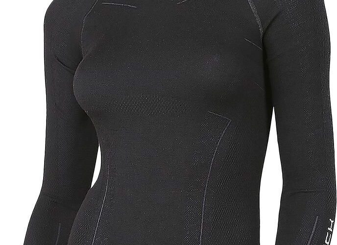 Bluza funkcyjna damska Brubeck Extreme Wool LS11930 black