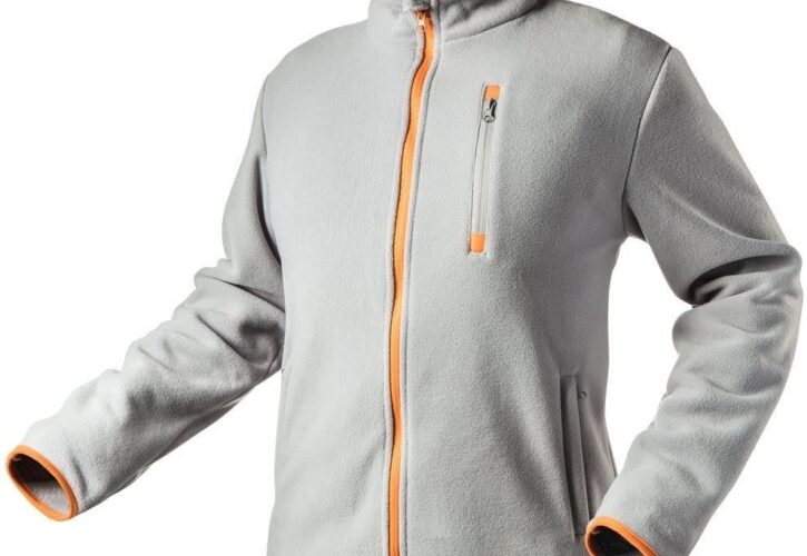 Bluza polarowa, szara, rozmiar M 81-501-M