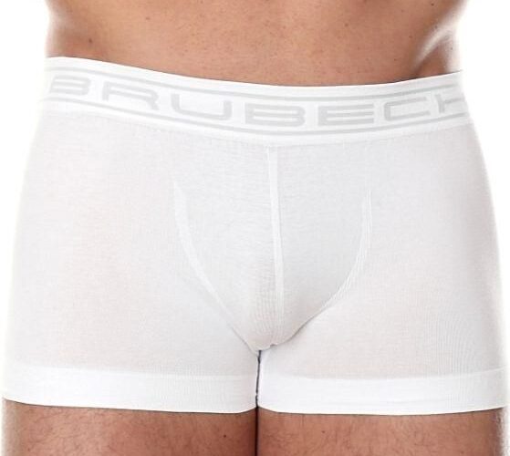 Brubeck Bokserki Męskie Shortbox Comfort Cotton Biały Bx10050A