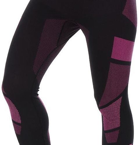 Brubeck Legginsy Dry Women Le11850 Black Amaranth Czarny