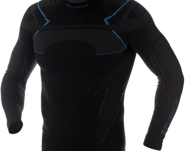 Brubeck Męska Termo Koszulka Thermo Longsleeve Black Blue