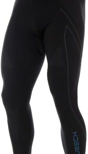 Brubeck Męskie Termo Spodnie Thermo Tights Black Blue