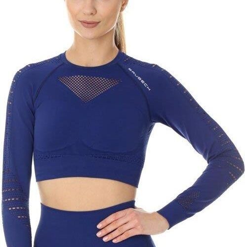 Brubeck Rashguard Top Treningowy Z Długim Rękawem Gym Niebieski