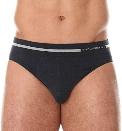 Brubeck Slipy Wełniane Comfort Wool Czarny