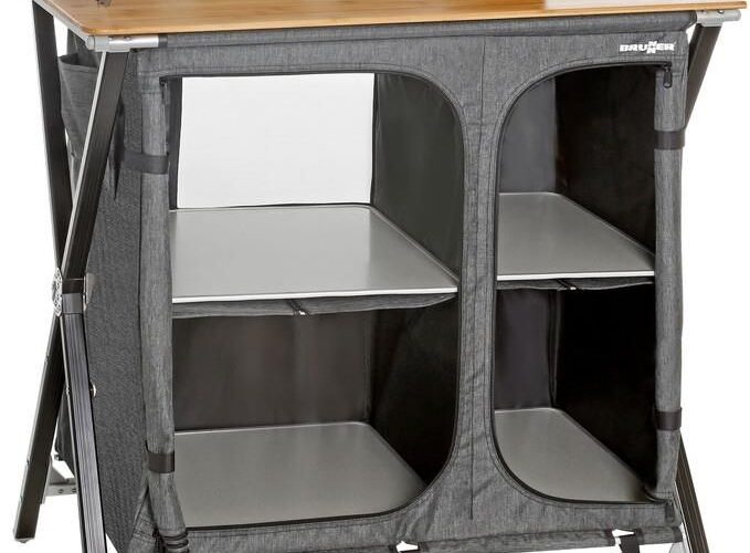 Brunner Mercury Cross Square Cooker Hwt Kempingowa Szafka Kuchenna Grey