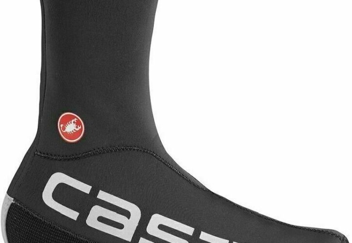 Castelli Diluvio Ul Shoecover Black Silver Reflex S M