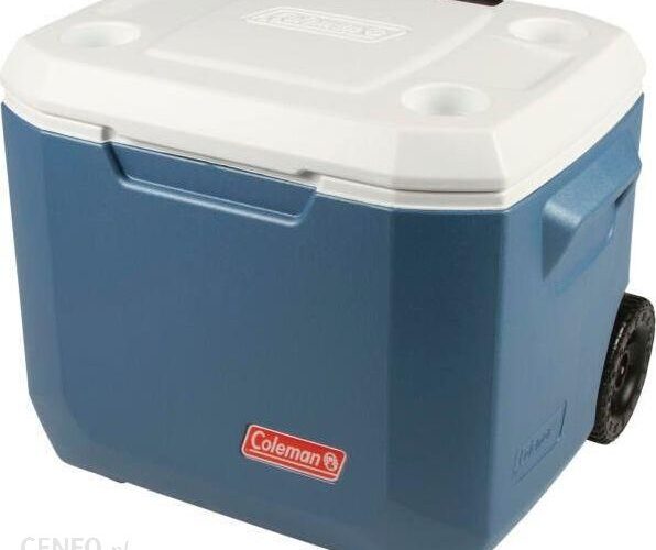 Coleman 50Qt Xtreme Wheeled Cool Box Blue White