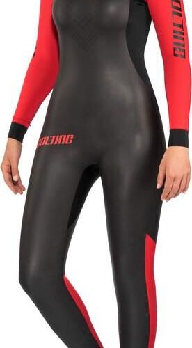 Colting Wetsuits Open Sea Pianka Pływacka Damski Czarny Czerwony