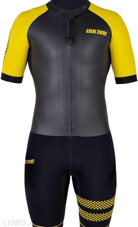 Colting Wetsuits Swimrun Go Pianka Pływacka Damskie Czarny Żółty