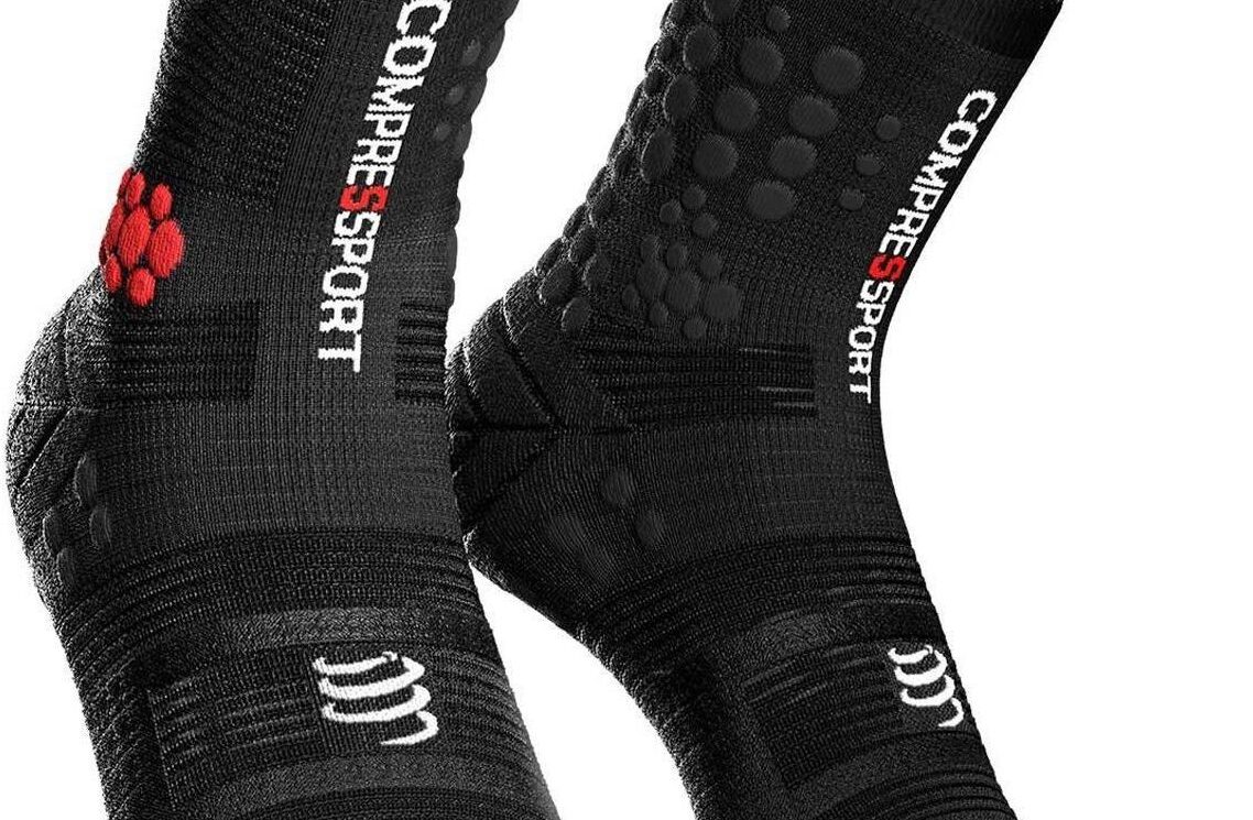 Comperssport Pro Racing Trail V3 0 Skarpety Trailowe Czarny