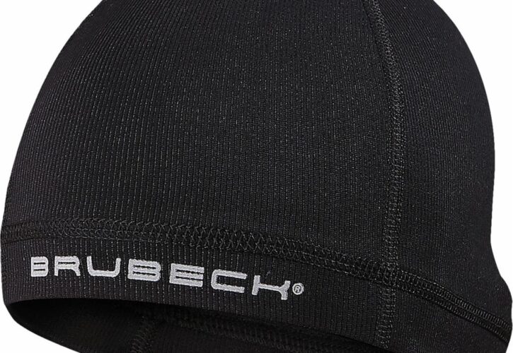 CZBRUPRO – Termoaktywna bezszwowa czapka BRUBECK® z oddychającej dzianiny – L/XL, S/M.