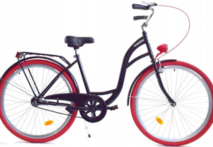 Dallas Bike City 28 1Spd Czarny Z Czerwonym