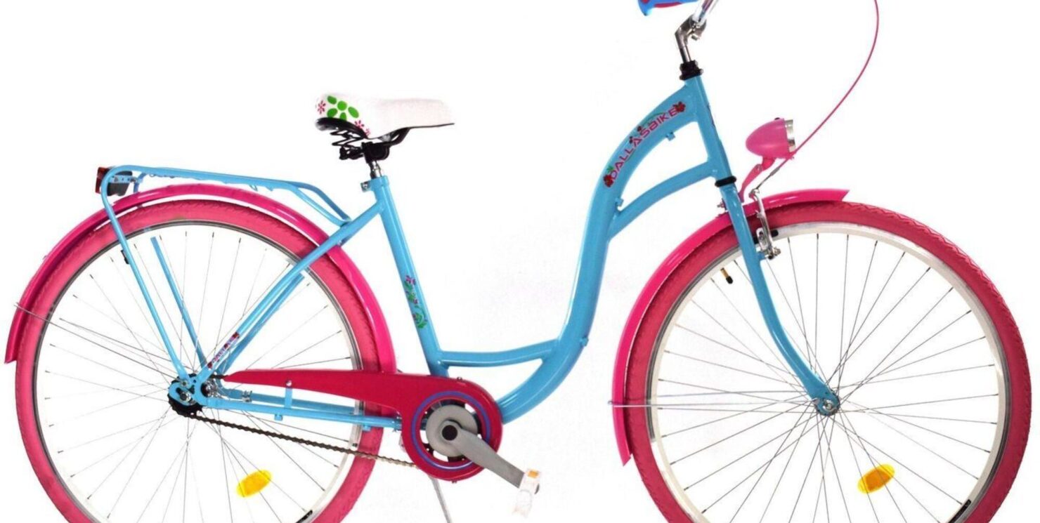 Dallas Bike City 28 1Spd Niebieski Z Różem