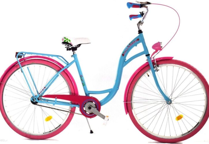 Dallas Bike City 28 1Spd Niebieski Z Różem