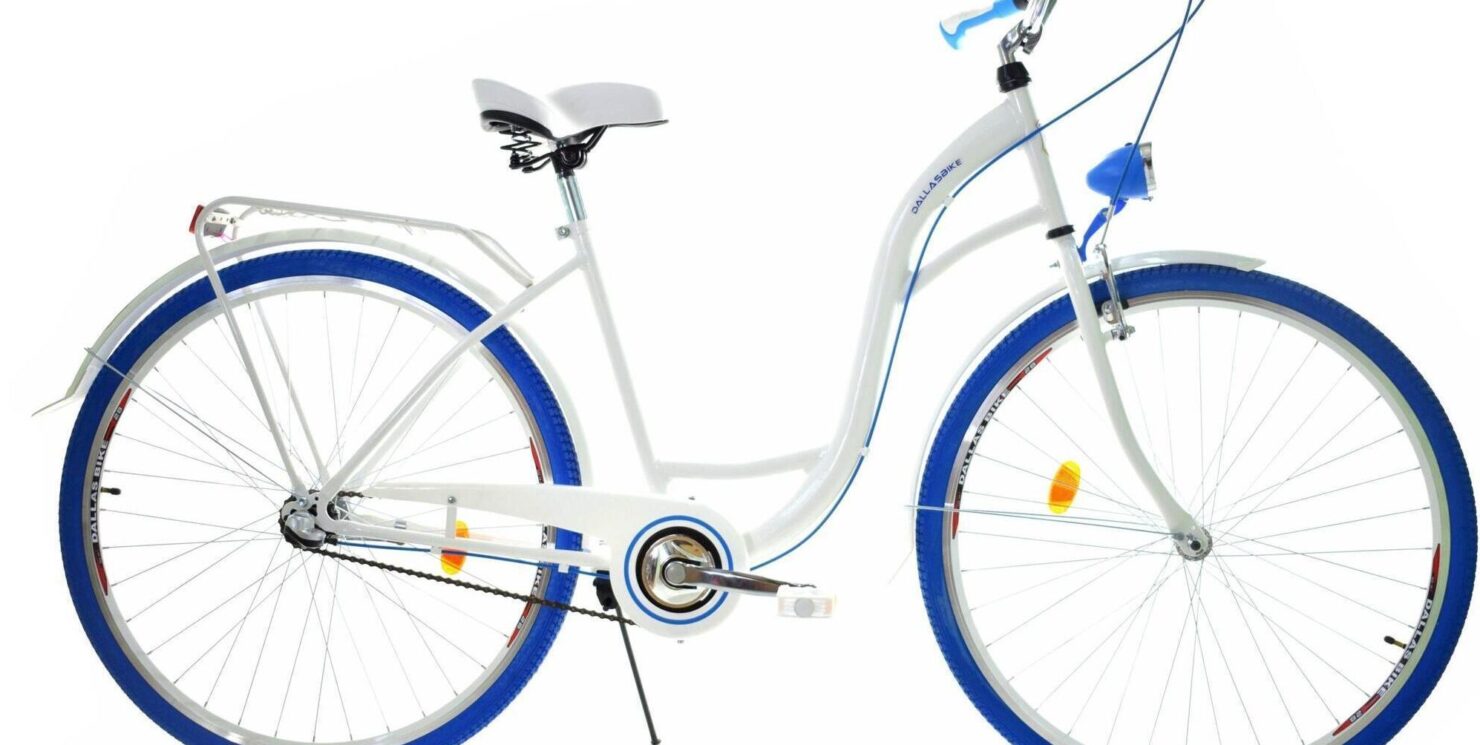 Dallas Bike City 28 3Spd Biały Z Niebieskim