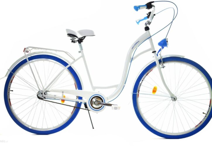 Dallas Bike City 28 3Spd Biały Z Niebieskim