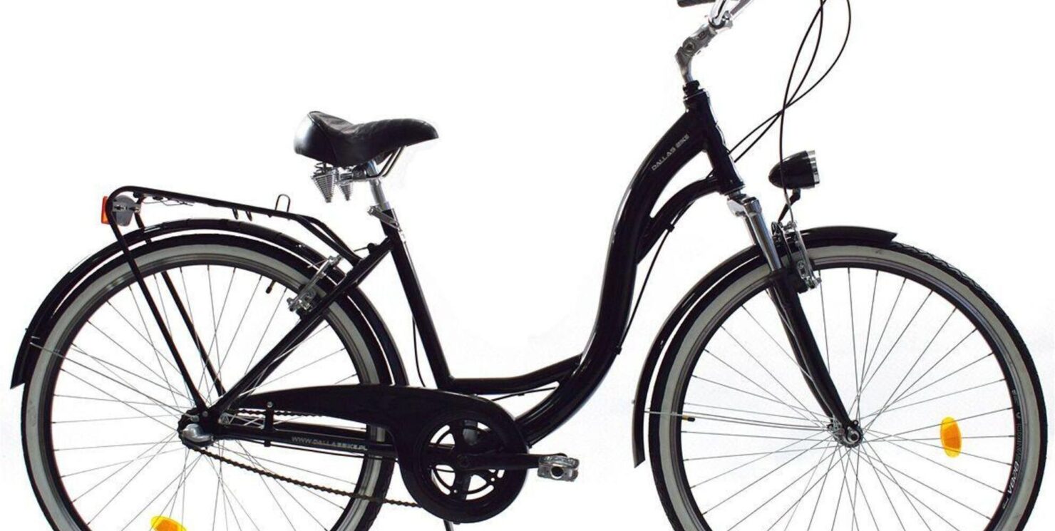 Dallas Bike City Alu 26 3Spd Czarny