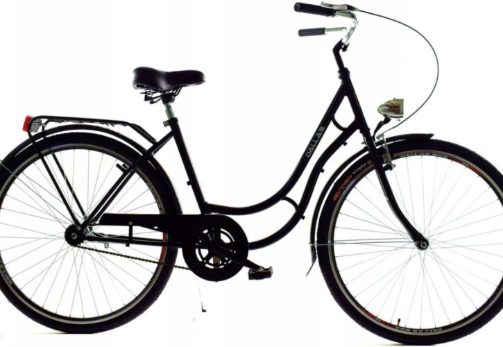 Dallas Bike City Retro 28 1 Spd Czarny