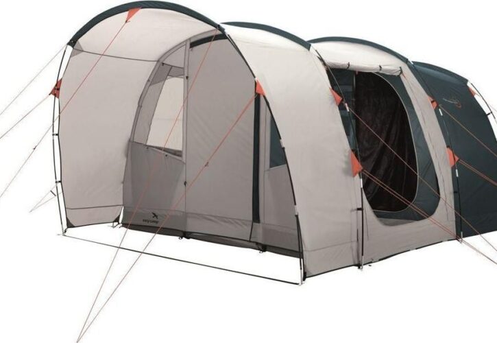 Easy Camp Tunnel Tent Palmdale 500 Light Grey Dark With Canopy Model