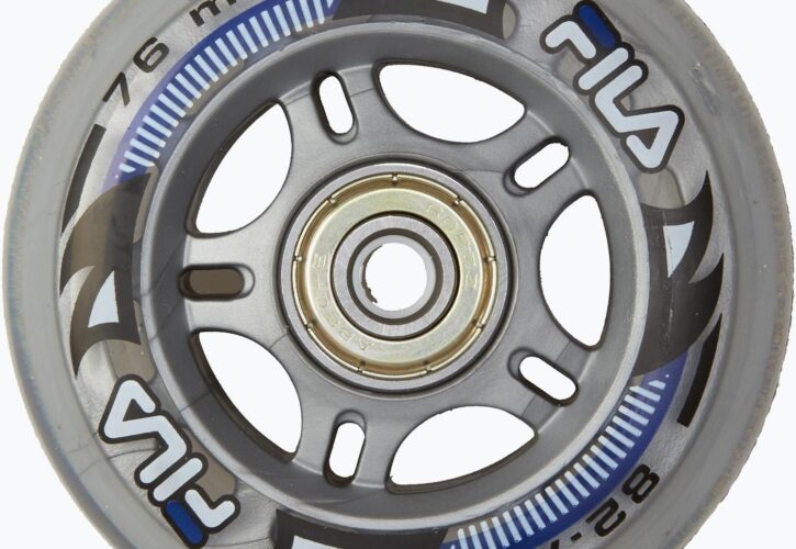 Fila Kółka Do Rolek Z Łożyskami Wheels Abec 5 76Mm/82A 8 Szt. Szare 60755521