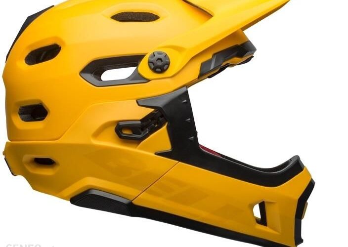Full Face Bell Super Dh Mips Spherical Matte Gloss Yellow Black
