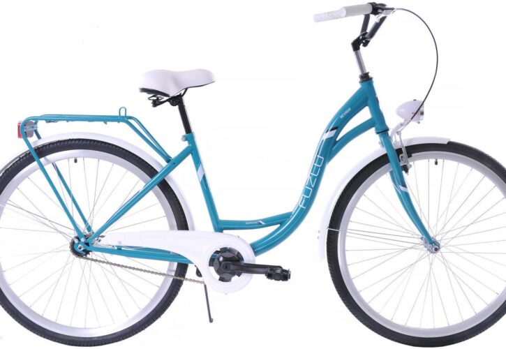 Fuzlu Bikes 28 Nevadas1 Biały Turkusowy
