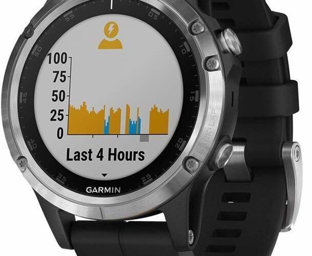 Garmin Fenix 5 Plus Srebrny (010-01988-11)