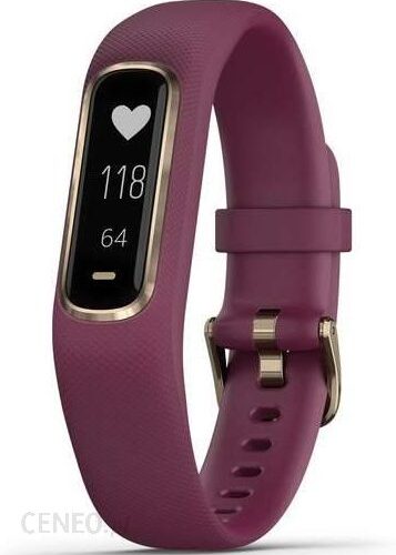 Garmin Vivosmart 4 Różowo Złoty Z Ciemnoróżowym Paskiem 100199521