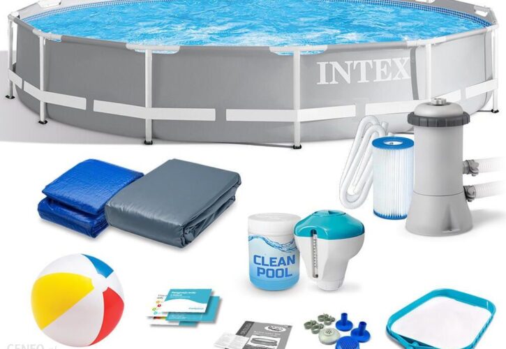 Intex Basen Ogrodowy Stelażowy Prism Frame 366x76cm 26712 Szary