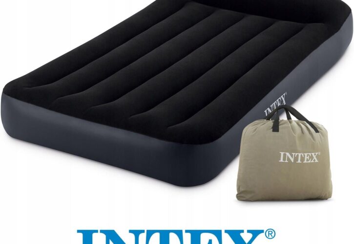 Intex Materac Dmuchany Welurowy 191X99X25 64141