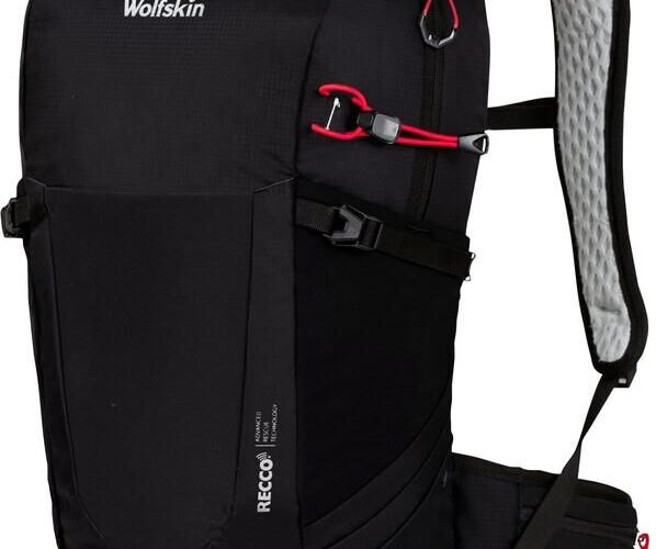 Jack Wolfskin Wolftrail 22 Recco Backpack Czarny 20102116000