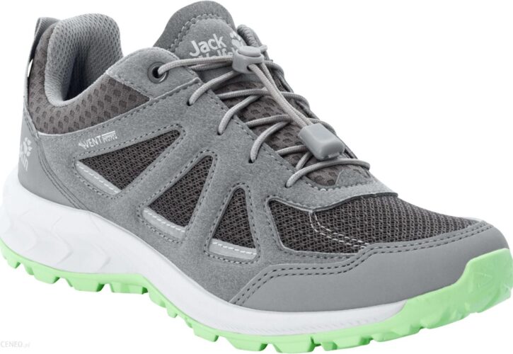 Jack Wolfskin Woodland 2 Vent Low W Dark Grey Light Green
