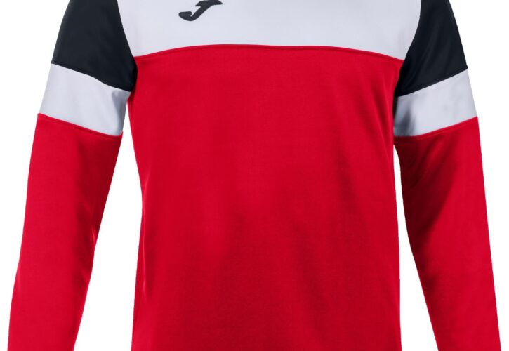 JOMA Bluza sportowa męska Joma Crew IV- Zamów na Decathlon.pl – 30 dni na zwrot – Biały, Czarny, Czerwony