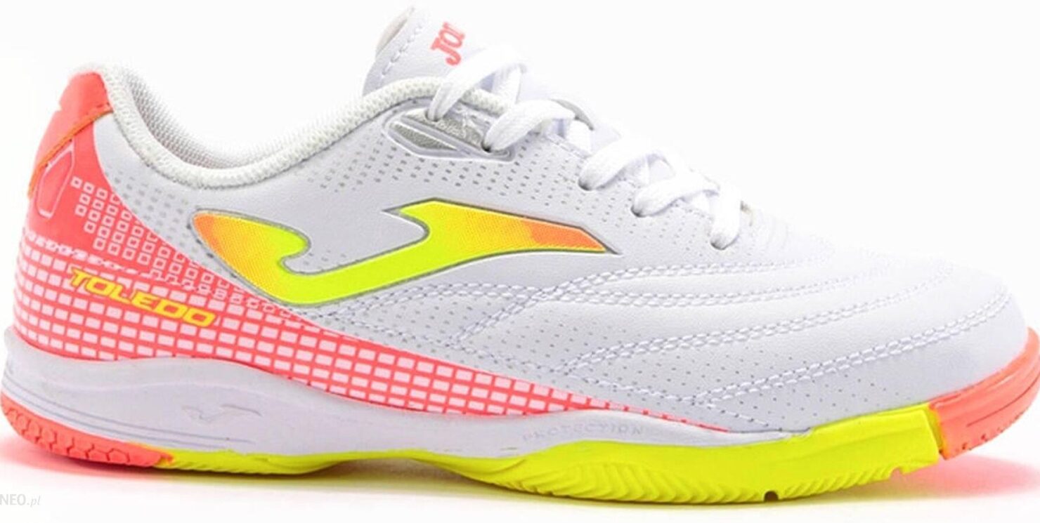 Buty piłkarskie Joma Halowe Dla Dzieci Toledo Jr 2102 In Biały