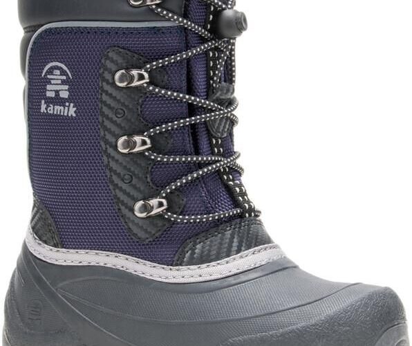 Kamik Luke 3 Boots Boys Niebieski Czarny 32 Nf4387Nav32
