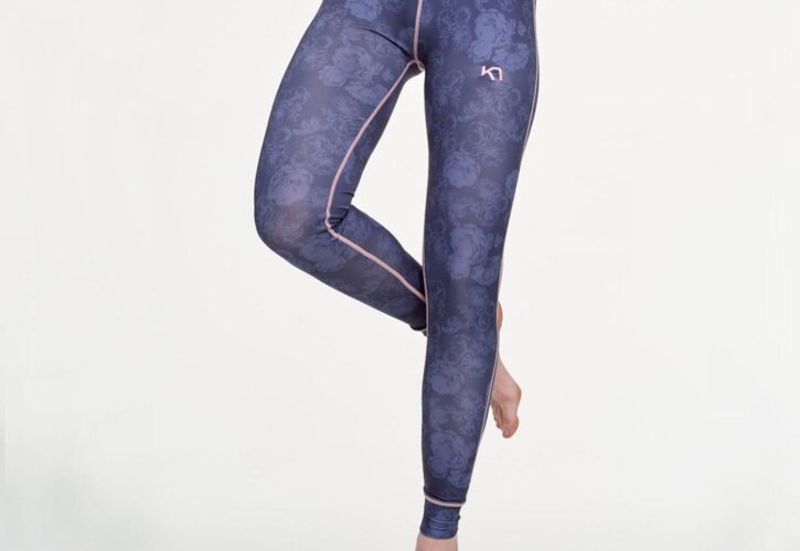 Kari Traa Damska Legginsy Fantastisk Pant 622929 Marin