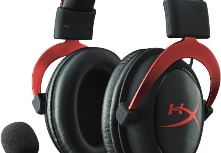 Kingston Hyperx Cloud II Headset Czarne-Czerwone (KHX-HSCP-RD)