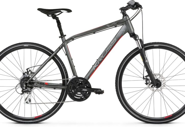 Kross Evado 4.0 28 Grafitowy Czerwony Mat 2021