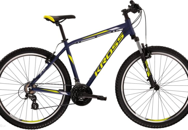 Kross Hexagon 2.0 Granatowo Limonkowo Szary Mat 26 2022