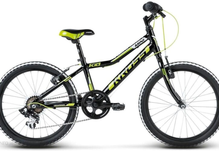 Kross Hexagon Mini czarny limonkowy biały mat 2018