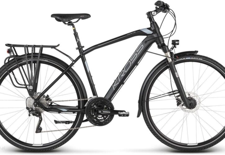 Kross Trans 10.0 czarny niebieski srebrny mat 2018